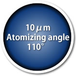 10m/Atomizing angle 110